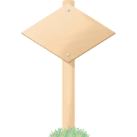 Wooden signboard stand geometric wood sign png