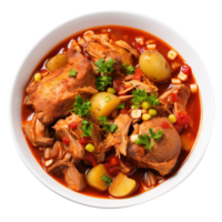 Delicious Brunswick Stew With Pork and Chicken, created with Generative AI png