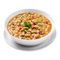 delicioso frijol sopa con frijoles, creado con generativo ai png