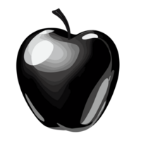 äpple transparent bakgrund,ai generativ png