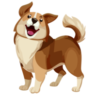 cachorro transparente plano de fundo,ai generativo png