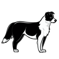 Dog transparent background,Ai generative png