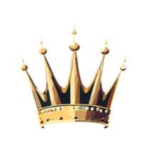 Crown transparent background,Ai generative png