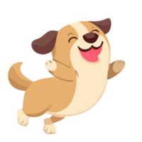 cachorro transparente plano de fundo,ai generativo png