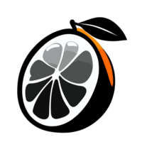 Orange fruit transparent background,AI Generative png