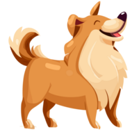 Dog transparent background,Ai generative png