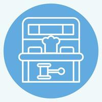 Icon Mole Game. related to Amusement Park symbol. blue eyes style. simple design editable. simple illustration vector