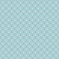 Fish scale line isolated on white background. tiled lines mermaid tail pattern for decoration vector