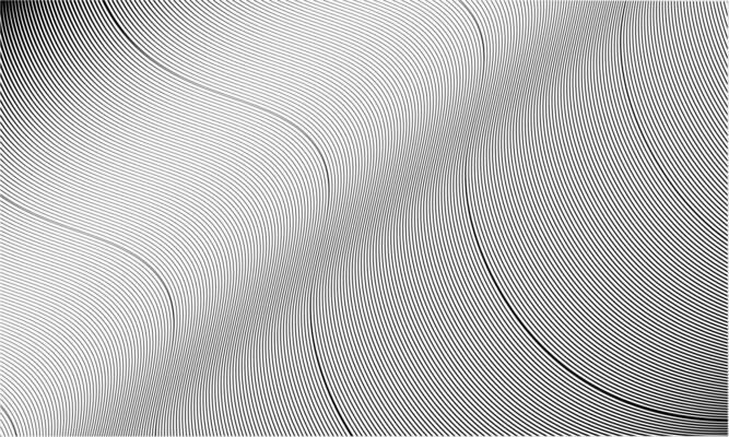 White background, gray stripes, undulating art design.
