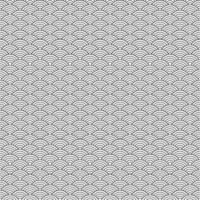 Fish scale line isolated on white background. tiled lines mermaid tail pattern for decoration vector