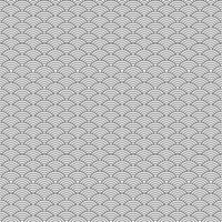 Fish scale line isolated on white background. tiled lines mermaid tail pattern for decoration vector