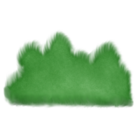 Green grass on the ground isolated on transparent background png