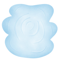 a cartoon blue water splash isolated on transparent background png