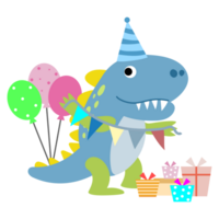 Dinosaur party Clipart. happy dino png