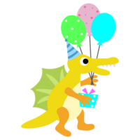 Dinosaur party Clipart. happy dino png