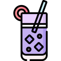 bubble tea illustration design png