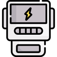 elektrisk meter illustration design png