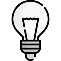 light bulb illustration design png