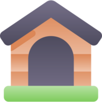 dog house illustration design png