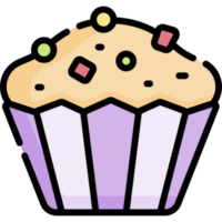 muffin illustratie ontwerp png