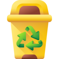 trash bin illustration design png