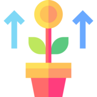growth illustration design png