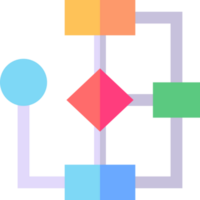 diagrama de flujo ilustración diseño png