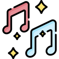 music illustration design png