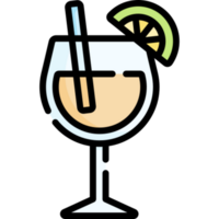 Cocktail Illustration Design png