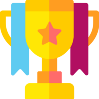 trophy illustration design png