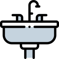 lavabo ilustración diseño png