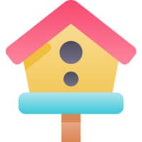 bird house illustration design png