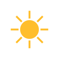 simples Sol símbolo png