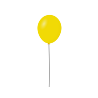 transparente globo.amarillo globo clipart png