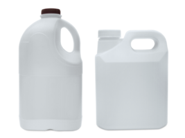 White plastic jerry can, transparent background png