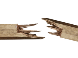 Holz. gebrochen Teile, transparent Hintergrund png