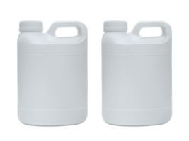 White plastic jerry can, transparent background png