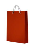 White empty Paper bag, transparent background png