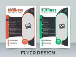 Professional Business Flyer Design Template vector