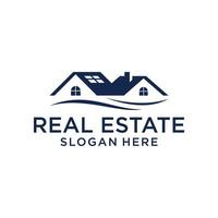 Modern abstract Real estate logo design concept vector