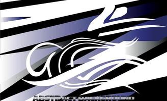 Abstract graphic line racing background kit vector design for vehicle, race car, rally, banner and livery wrapping