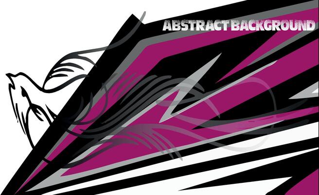 Abstract graphic line racing background kit vector design for vehicle, race car, rally, banner and livery wrapping