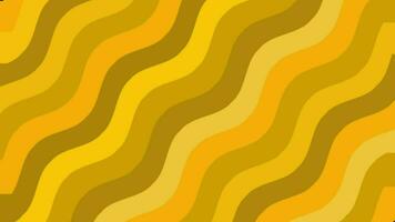 Abstract yellow background with Random moving soft geometric lines. video