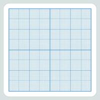 Millimeter Sheet of graph paper with grid. geometric pattern paper texture. Blue lined blank for education drawing, studying, technical engineering or scale measurement vector