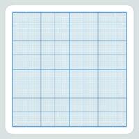 Millimeter Sheet of graph paper with grid. geometric pattern paper texture. Blue lined blank for education drawing, studying, technical engineering or scale measurement vector