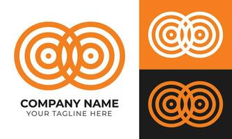 Creative modern minimal business logo design template for your company Free Vector