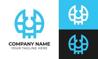 Creative modern minimal business logo design template for your company Free Vector