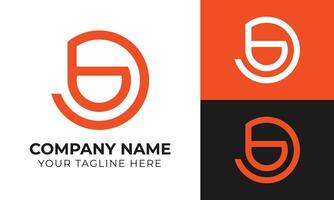 creativo corporativo moderno mínimo negocio logo diseño modelo para tu empresa gratis vector