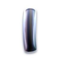 3d plata letra yo png