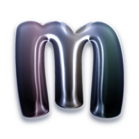 3d Silber Brief m png